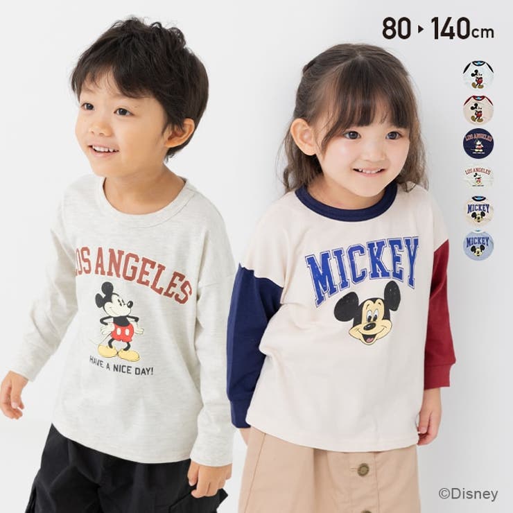 ミッキーマウス 長袖 Tシャツ | chil2 | 詳細画像1 