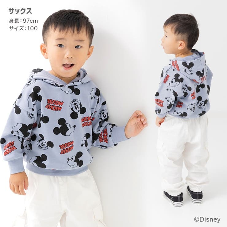 ミッキーマウス パーカー 子供服[品番：HU000003997]｜chil2
