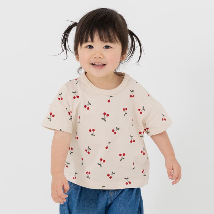 Gさくらんぼ/クリーム | キッズ 半袖 Tシャツ | chil2