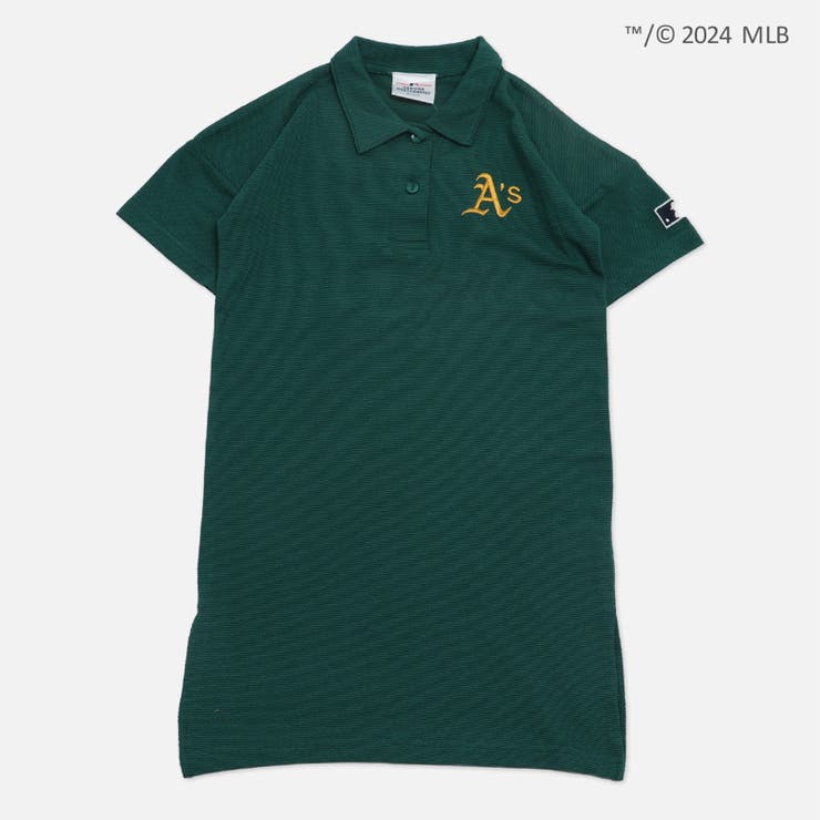Kith グリーン　ポロワンピース Sサイズ キッズ MLB ポロワンピース[品番：HU000003878]｜chil2