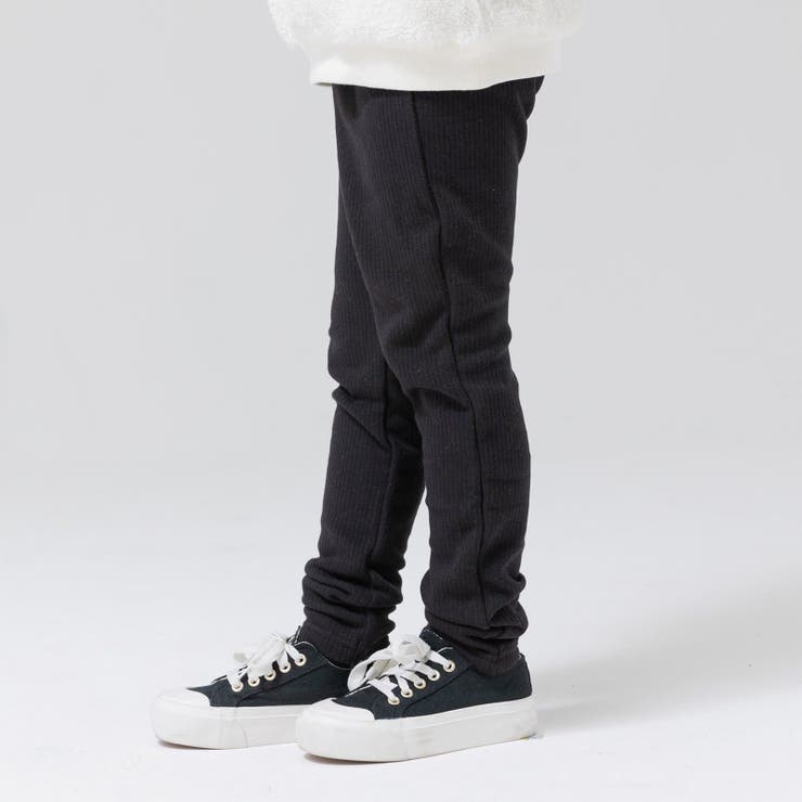 ブラック | キッズ レギンス パンツ | chil2