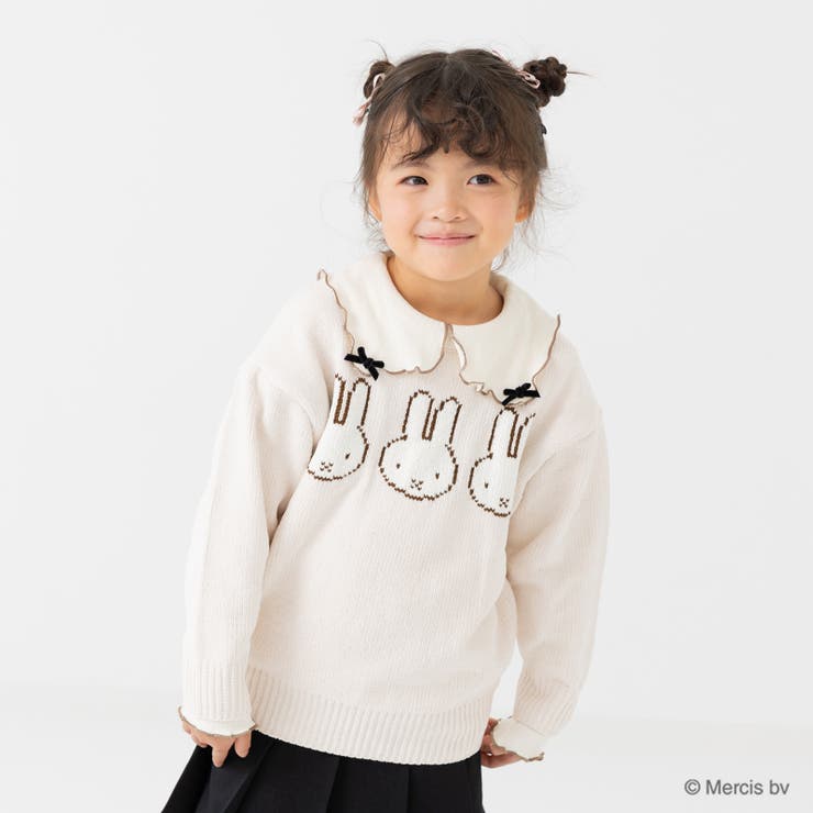 クリーム | ミッフィー キッズ セーター | chil2