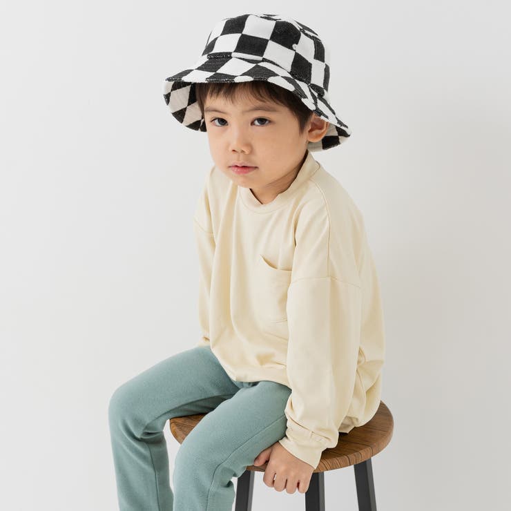 クリーム | 毛玉ができにくい 無地 長袖Tシャツ | chil2