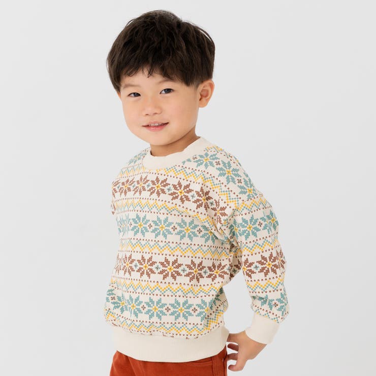 Eノルディック/ブラウン | トレーナー キッズ 子供服 | chil2