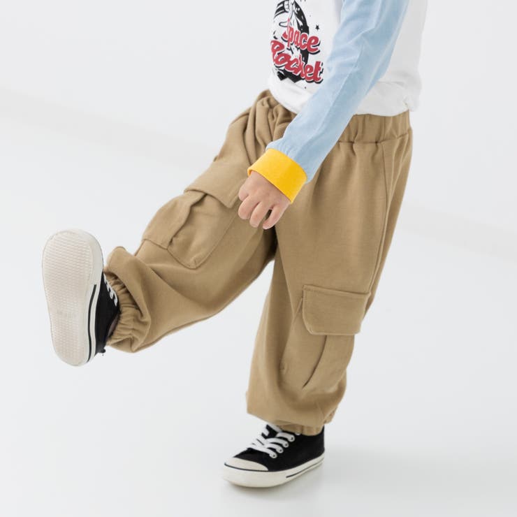 キッズ カーゴパンツ ストレッチ[品番：HU000004241]｜chil2