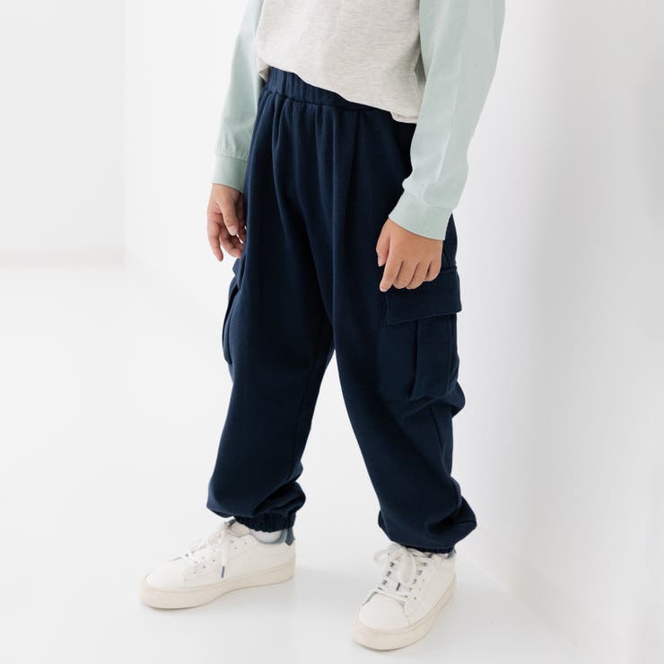 新品 GUCCI 子供用ネイビー カーゴパンツ 18/24m 新品 GUCCI 子供用ネイビー カーゴパンツ 18/24m