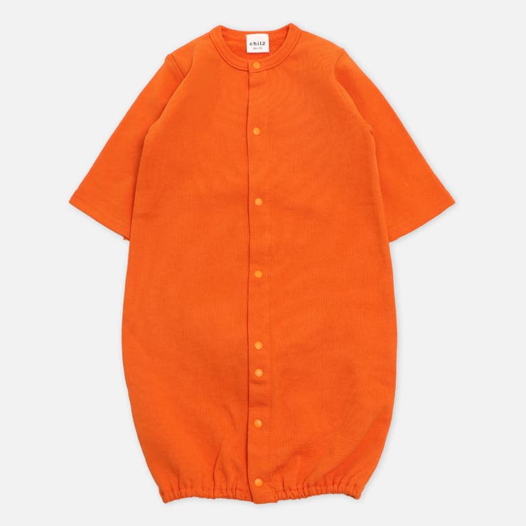 オレンジ | ツーウェイオール 綿100％ ロンパース | chil2