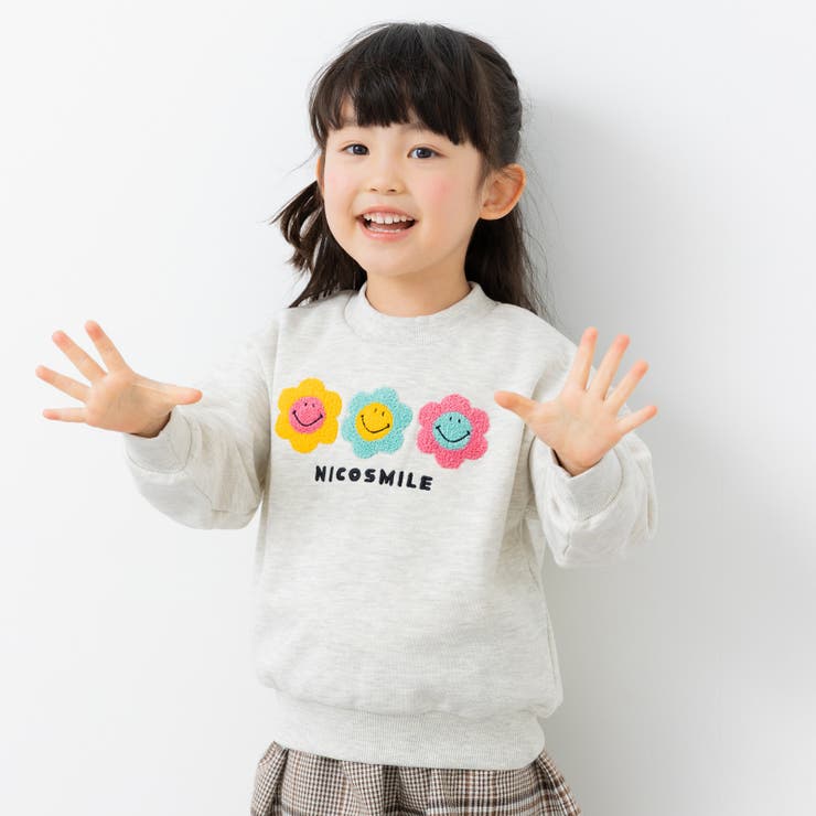 スマイリー ニコちゃん トレーナー[品番：HU000004316]｜chil2