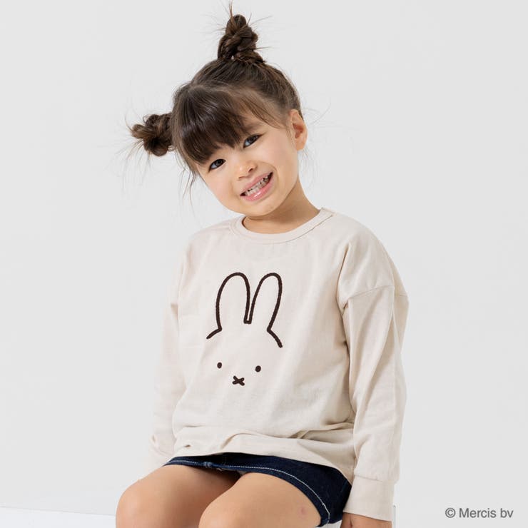 Aフェイス/クリーム | ミッフィー ロンT 長袖 | chil2