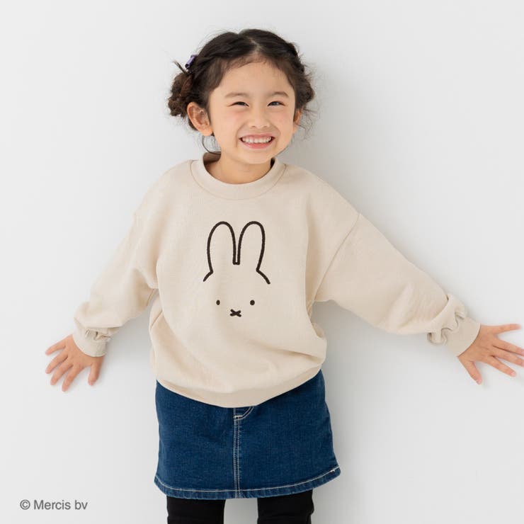 Aフェイス/クリーム | ミッフィー キャラクター トレーナー | chil2