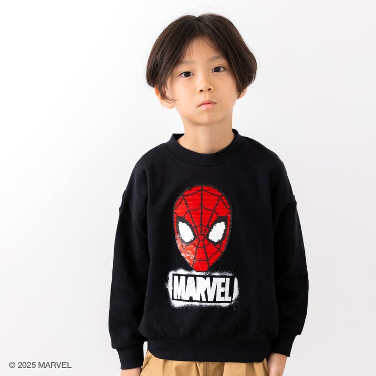 Dスパンコール/ブラック | マーベル トレーナー キッズ | chil2