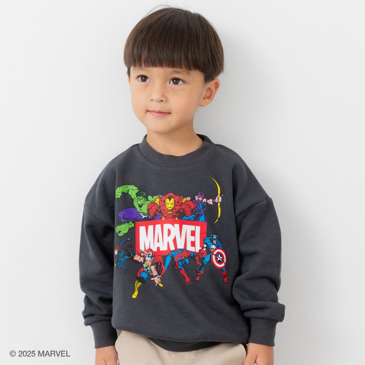 Fアベンジャーズ/チャコール | マーベル トレーナー キッズ | chil2