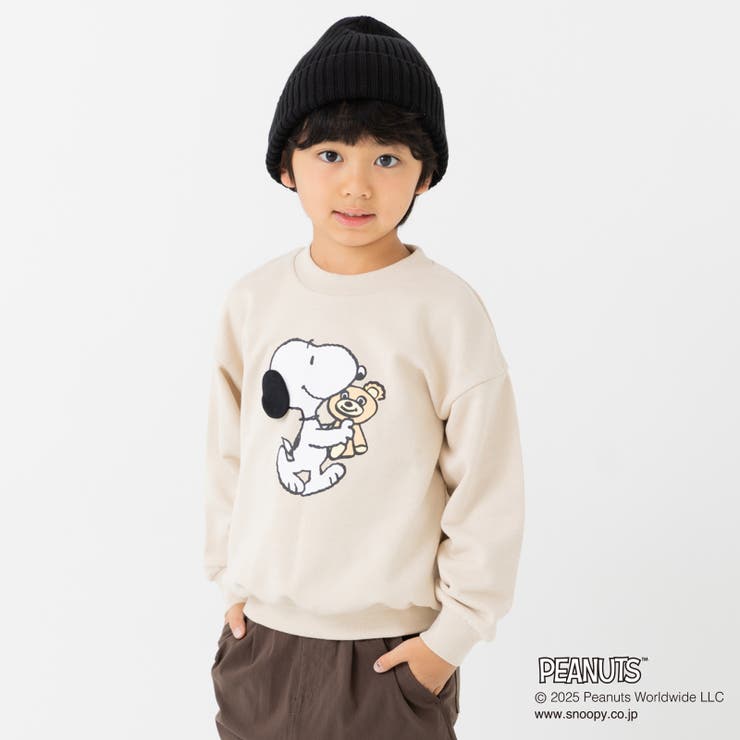 Aセットイン/クリーム | ピーナッツ スヌーピー トレーナー | chil2