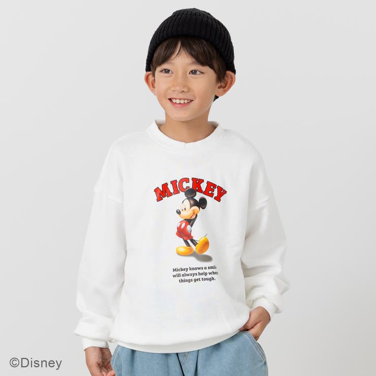 Eフォトプリント/ホワイト | ディズニー ミッキーマウス トレーナー | chil2