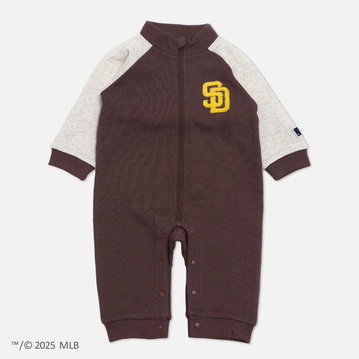ブラウン | MLB カバーオール ロンパース | chil2