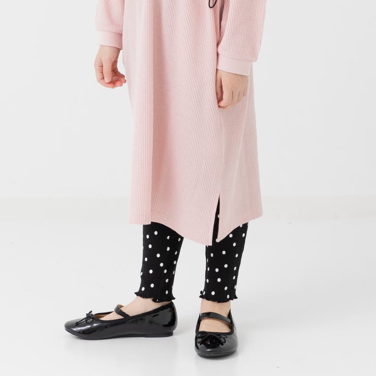Fドット/ブラック | キッズ レギンス 女の子 | chil2