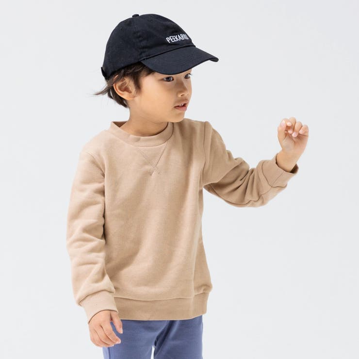 ベージュ | 裏起毛 無地 トレーナー | chil2