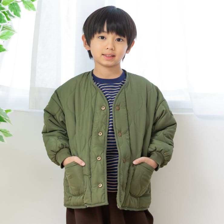 カーキ | ボア キルト リバーシブル | chil2