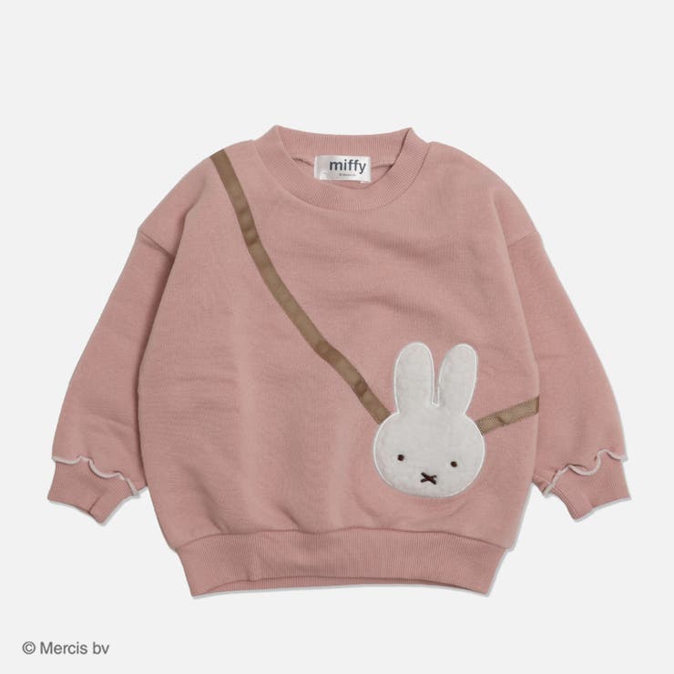 Cポシェット/スモークピンク | ミッフィー 裏起毛 トレーナー | chil2