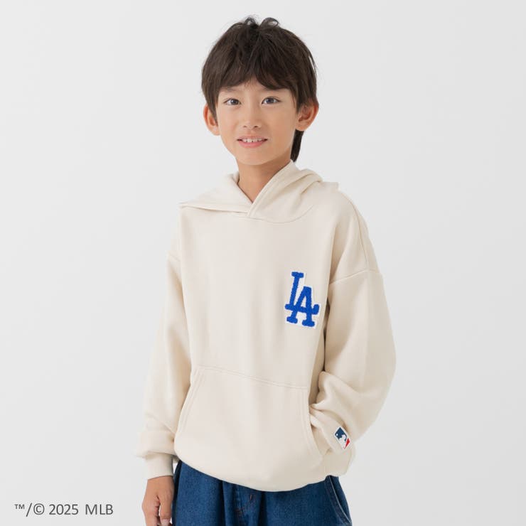 ドジャース/クリーム | MLB 裏起毛 パーカー | chil2