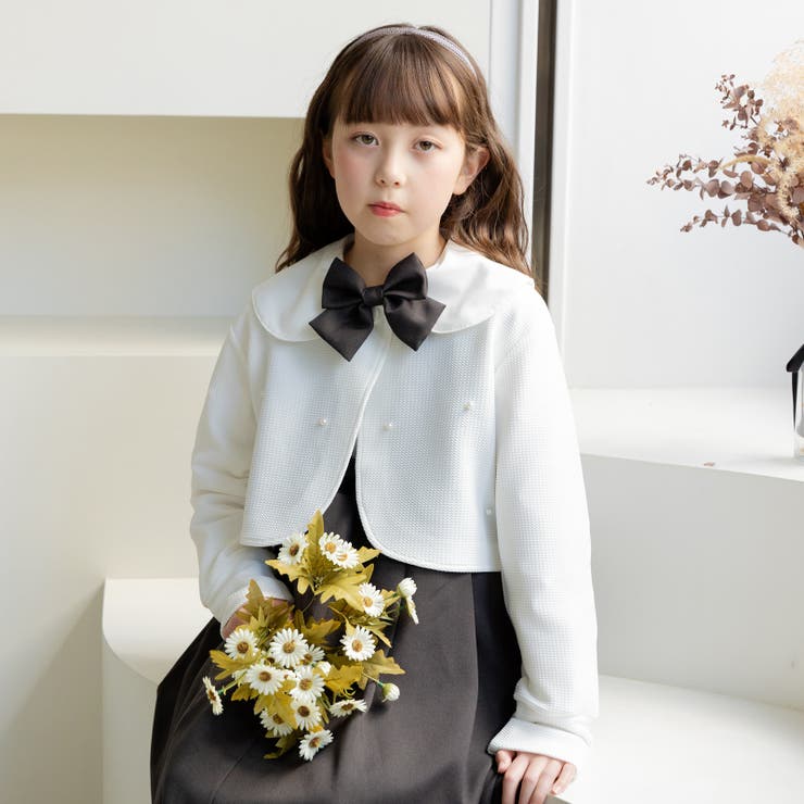 ホワイト | フォーマル ボレロ カーディガン | chil2