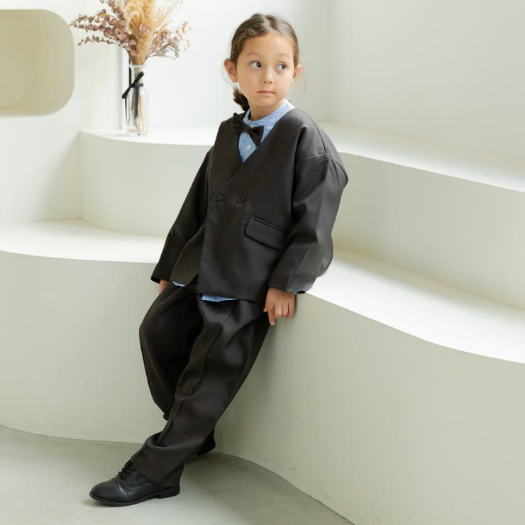 チャコール | フォーマルスーツ 上下2点セット キッズ | chil2