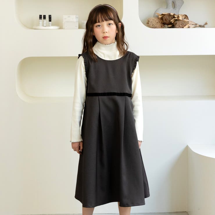 チャコール | フォーマル ワンピース ジャンパースカート | chil2