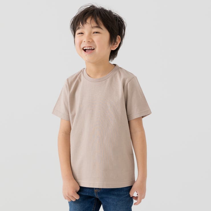 ベージュ | 無地 半袖Tシャツ キッズ | chil2
