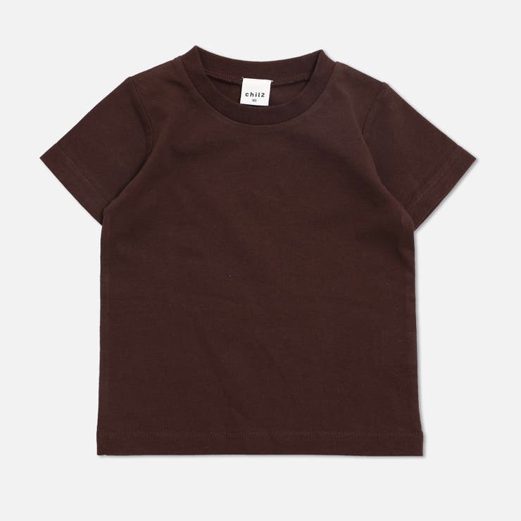 ブラウン | 無地 半袖Tシャツ キッズ | chil2