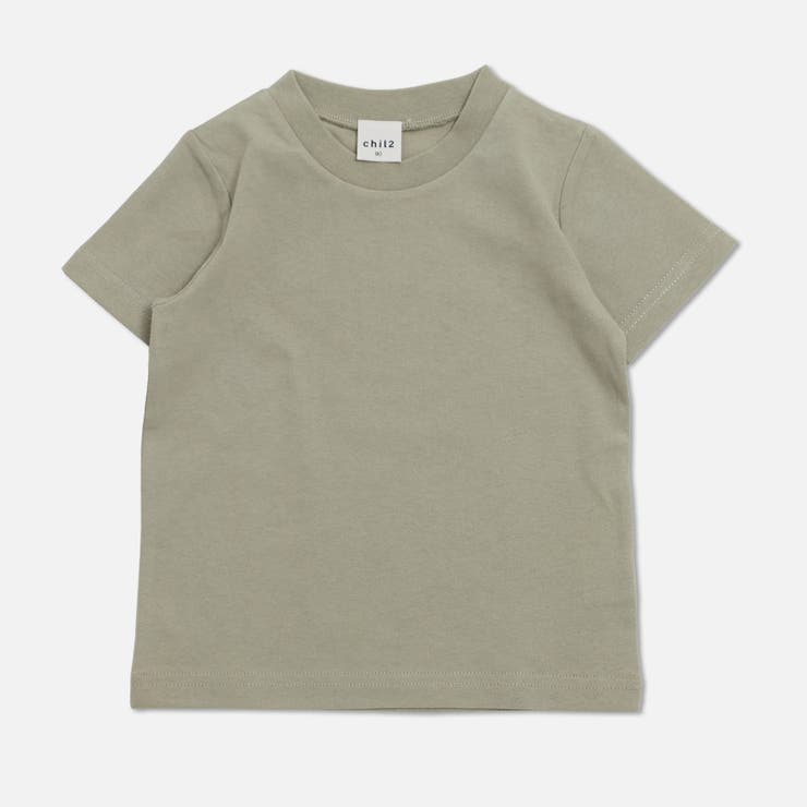 カーキ | 無地 半袖Tシャツ キッズ | chil2
