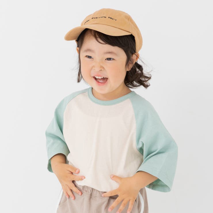 ミント | 無地 ラグラン 半袖Tシャツ | chil2