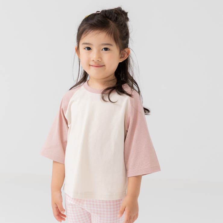 スモークピンク | 無地 ラグラン 半袖Tシャツ | chil2