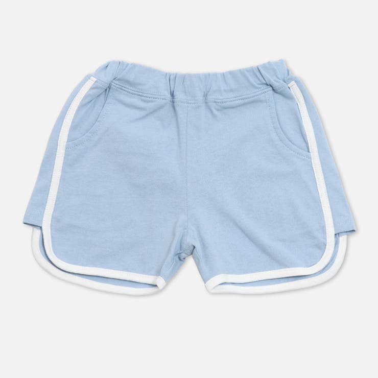 サックス | パイピング ショートパンツ 無地 | chil2