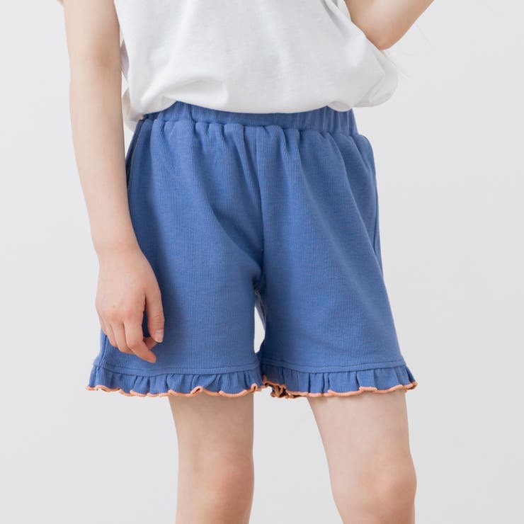 スモークブルー | スパンテレコ ショートパンツ キッズ | chil2