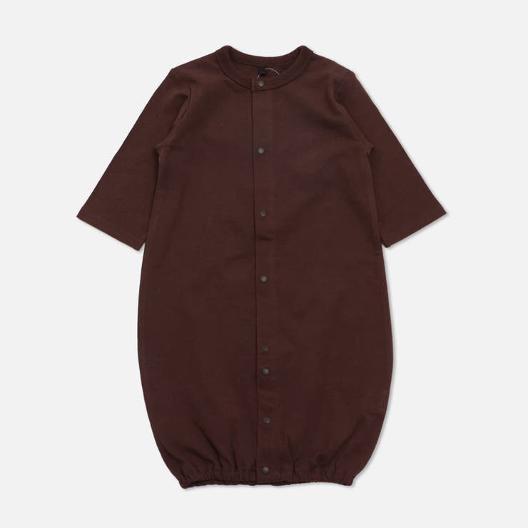 ブラウン | 無地 ツーウェイオール ロンパース | chil2