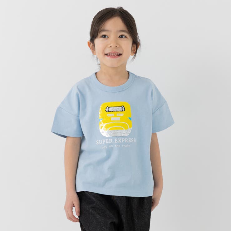 スパンコール/サックス | JR 半袖Tシャツ 男の子 | chil2