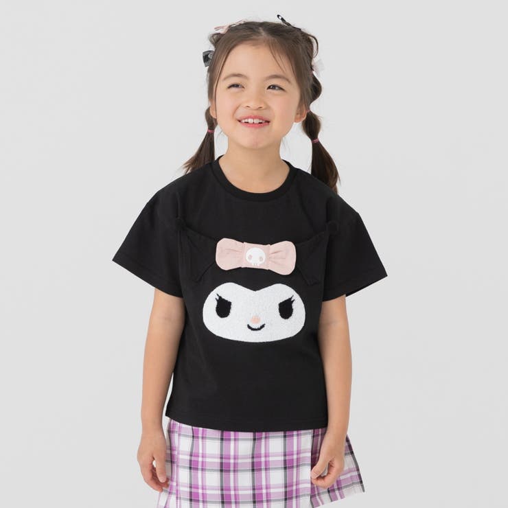Cクロミ/ブラック | サンリオ キャラクター 半袖Tシャツ | chil2