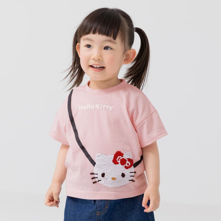 Eポシェット/スモークピンク | サンリオ キャラクター 半袖Tシャツ | chil2