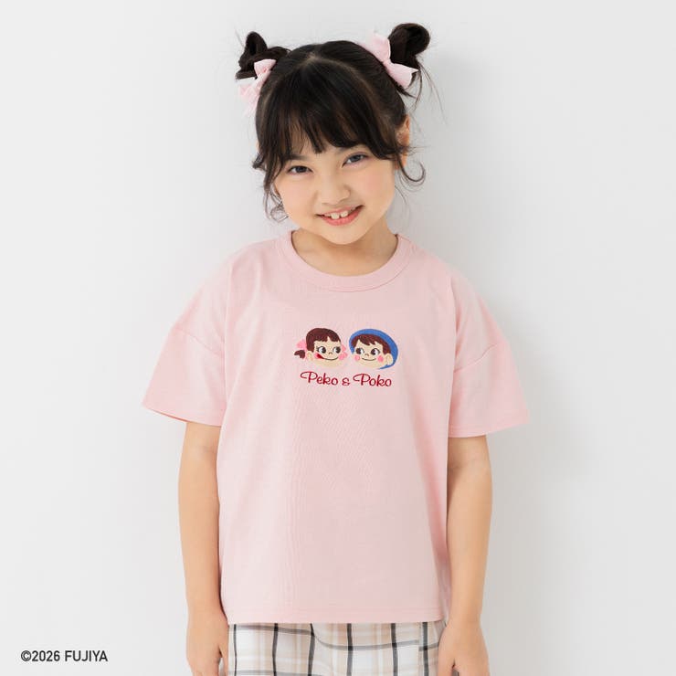 スモークピンク | ペコちゃん 半袖 Tシャツ | chil2