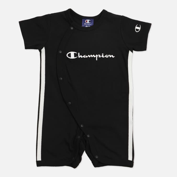 ブラック | チャンピオン 半袖 カバーオール | chil2