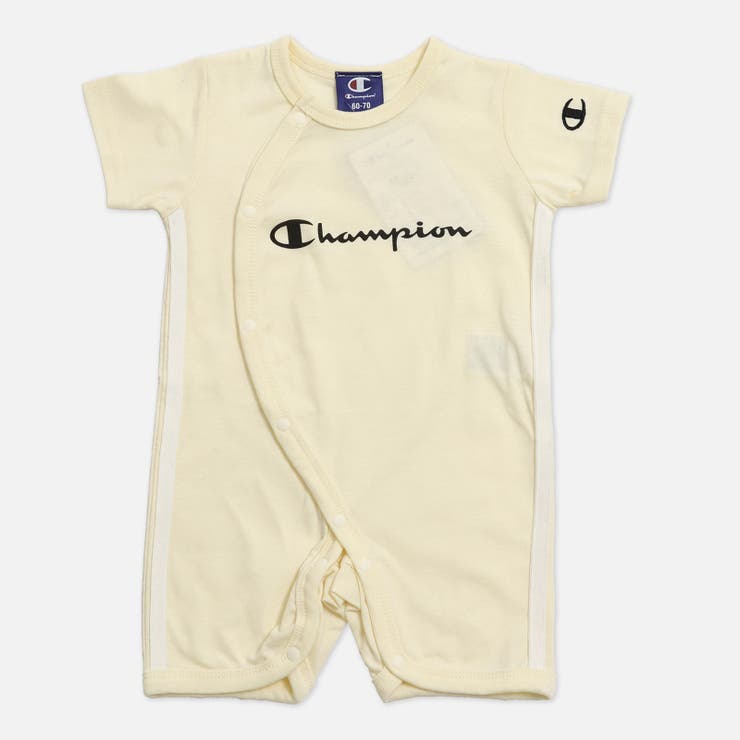 クリーム | チャンピオン 半袖 カバーオール | chil2