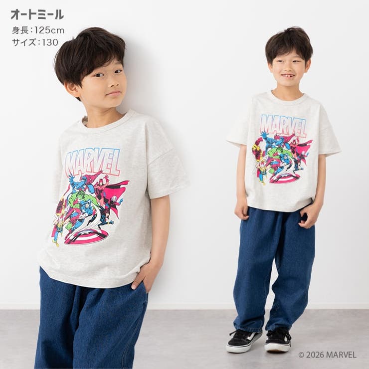 マーベル キャラクター 半袖Tシャツ | chil2 | 詳細画像6 