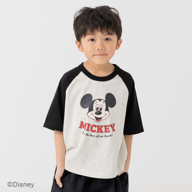 ブラック | ミッキーマウス 半袖 Tシャツ | chil2