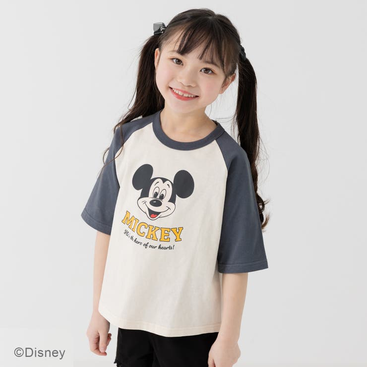 チャコール | ミッキーマウス 半袖 Tシャツ | chil2