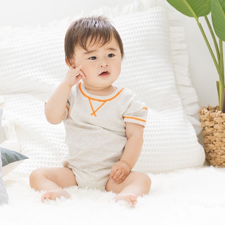 半袖 カバーオール ロンパース[品番：HU000003894]｜chil2（チルツー）のキッズファッション通販｜SHOPLIST（ショップリスト）