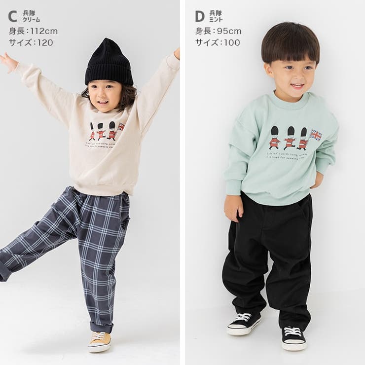 綿100% プリントトレーナー キッズ | chil2 | 詳細画像8 