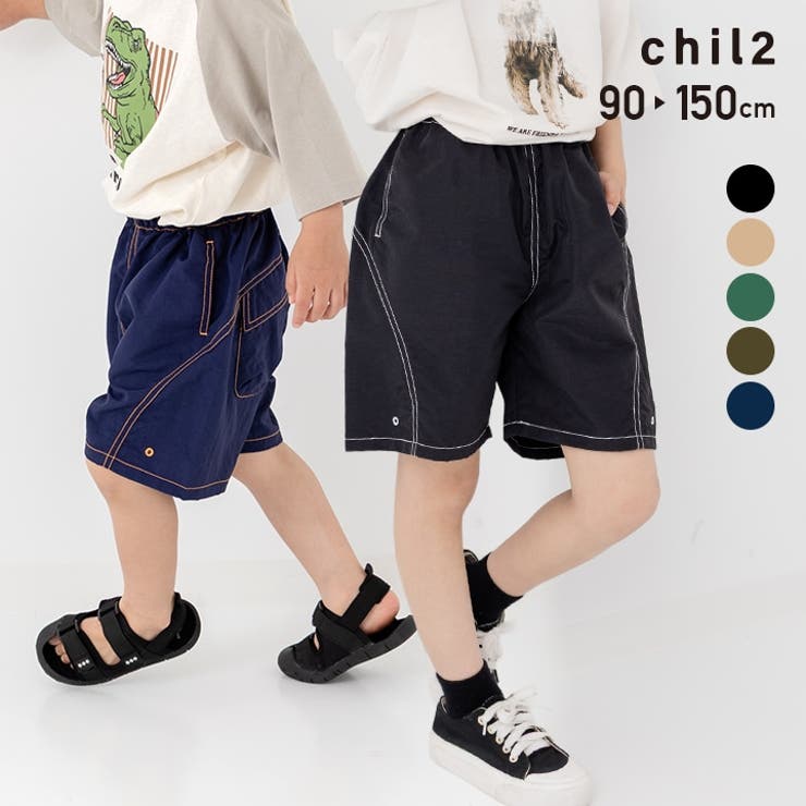 キッズ ハーフパンツ ステッチ | chil2 | 詳細画像1 
