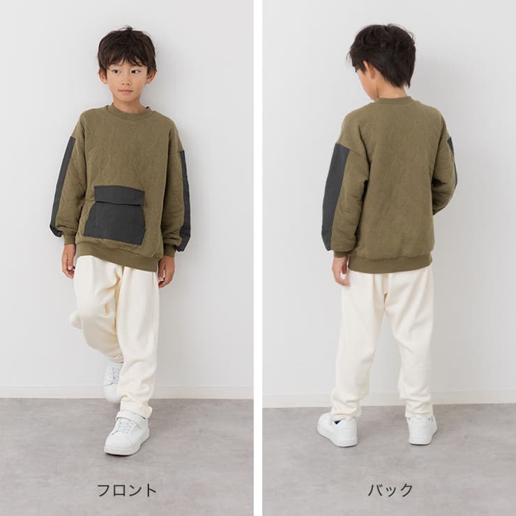 ニットキルト トレーナー キッズ | chil2 | 詳細画像9 