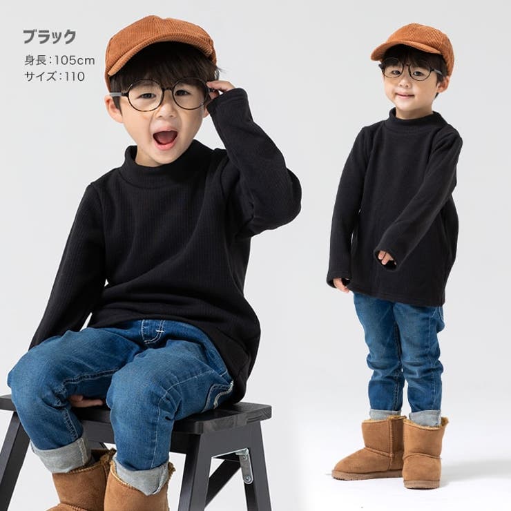 裏起毛 ハイネック Tシャツ | chil2 | 詳細画像6 