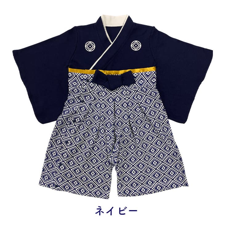 袴ロンパース ベビー服 袴オール[品番：LB000001237]｜chuckleBABY（チャックルベビー ）のキッズファッション通販｜SHOPLIST（ショップリスト）